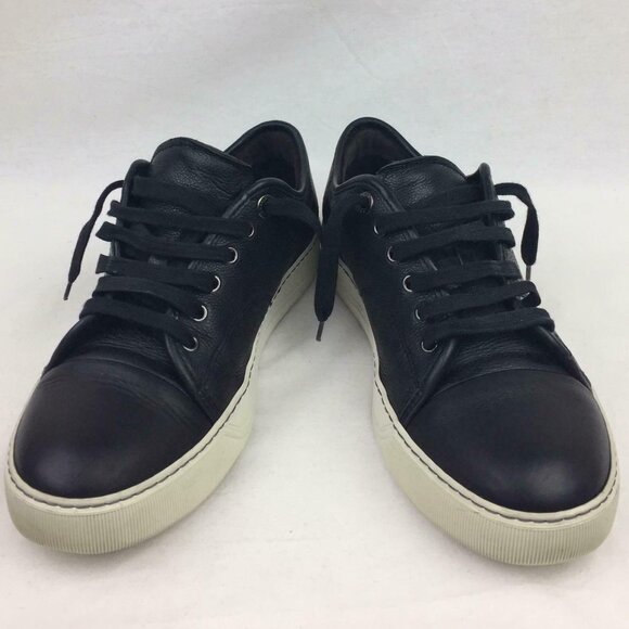 LANVIN menShiny' Cap Toe Sneaker sz 5 - Picture 1 of 8